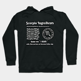 Scorpio Ingredients Hoodie